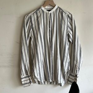 Vintage silk striped shirt 4